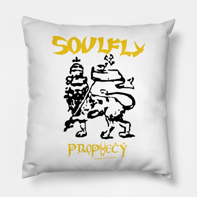 Soulfly Merch Prophecy 2004 Pillow by fancyjan