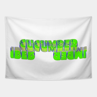 Green Cucumber Tapestry