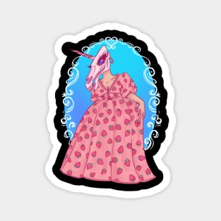 Strawberry Dress Magnet