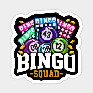 Bingo Squad - Funny Ball Lottery Gift Magnet