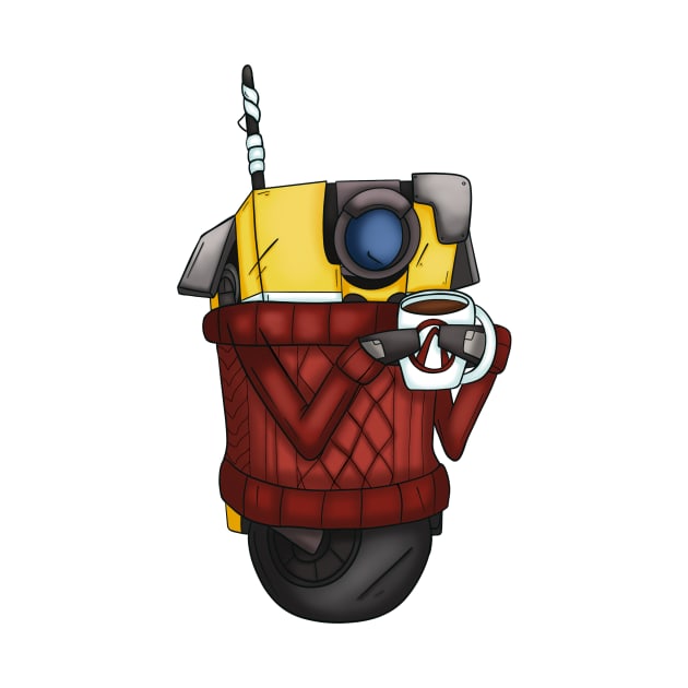 Borderlands Cosy Sweater Claptrap by CaptainShivers