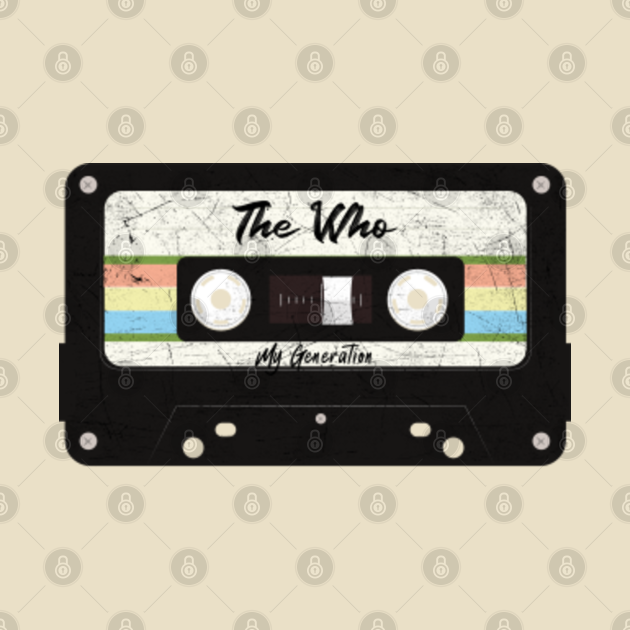 Discover The Who - My Generation / Retro Casette Tape 60's Style - The Who - T-Shirt