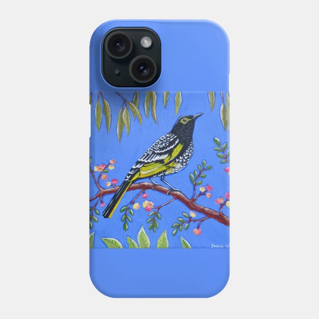 Regent Honeyeater Phone Case by SoozieWray