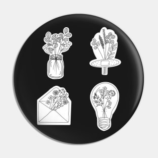 Flower bundle Pin