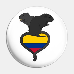 Gerbil Colombia (dark) Pin