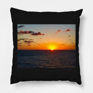 Sunset on the Gulf of Mexico Pillow
