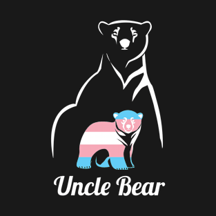 Uncle Bear LGBTQ T-Shirt Trans Child Gift T-Shirt