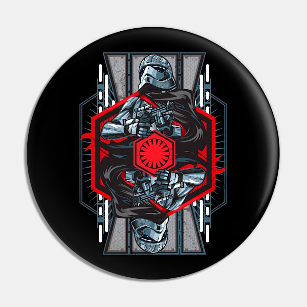 Chrome Leader Pin by MatamorosGraphicDesign