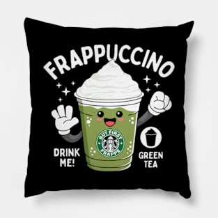 Green Tea Blended Beverage for Coffee lovers Pillow