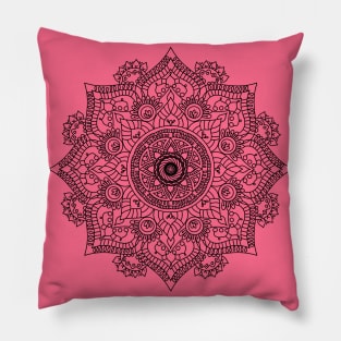 Flower mandala Pillow