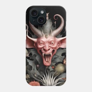 Demon from the garden of earthly delights Phone Case