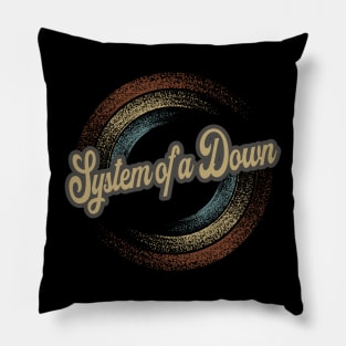 System of a Down Circular Fade Pillow