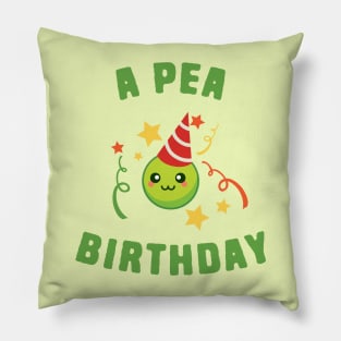 A Pea Birthday Pillow