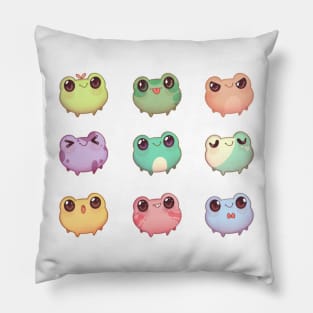 Cute frog set Pillow