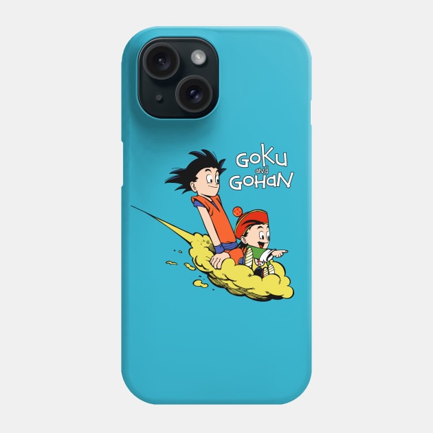 Goku and Gohan Phone Case by ES427