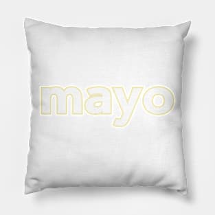 Halloween Costume Shirt MAYO Pillow