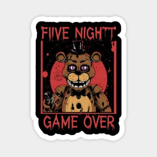 Five Nights At Freddy's Game Over Magnet