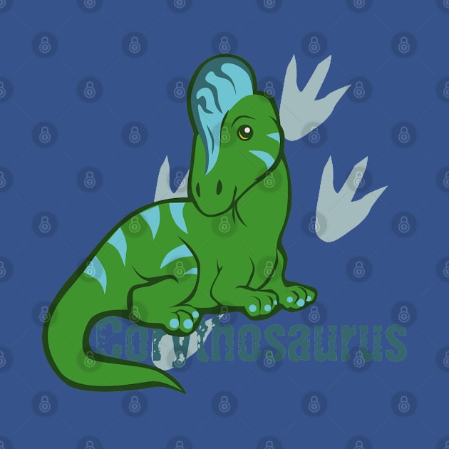 Cute Corythosaurus by SakuraDragon