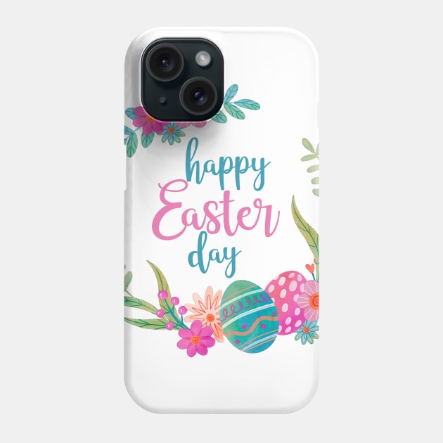 Easter, Happy Easter! Eggs Colorful Gift Hunting Cute Shirt, Women Men Kids Phone Case by artspot