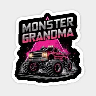 Monster Truck Grandma Monster Truck Are My Jam Truck Lovers Magnet