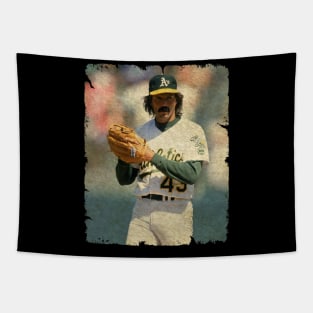 Dennis Eckersley in Oakland Athletics Tapestry