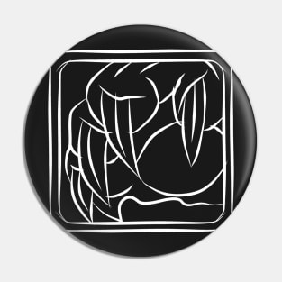 Druid Class Icon (White) Pin