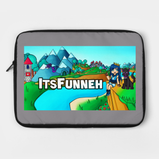 Funneh Merch Laptop Cases Teepublic - roblox its funneh genny pig simulator video