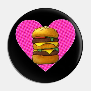 Burger Lover Pin