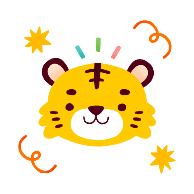 Chinese New Year Tiger by Nina.spicy.illustration