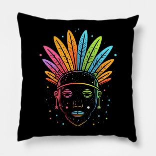 Rainbowfeather Pillow