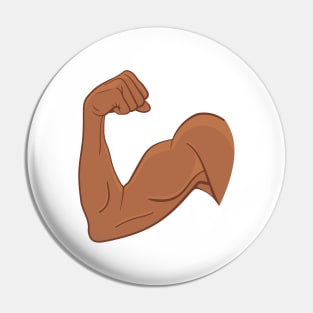 Flexing Bicep Muscles Pin