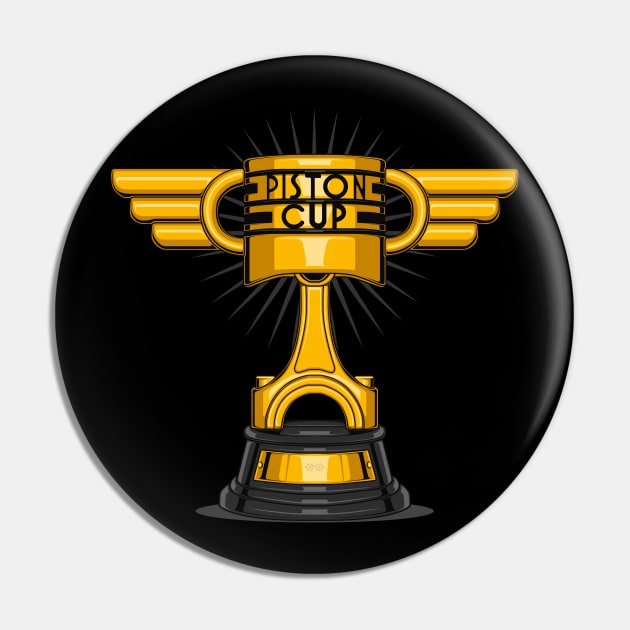 Cars Piston Cup (Gold) Pin by Jiooji Project