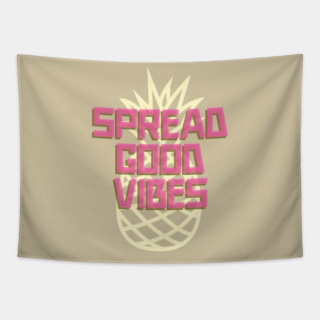 Spread Good Vibes Tapestry by stokedstore