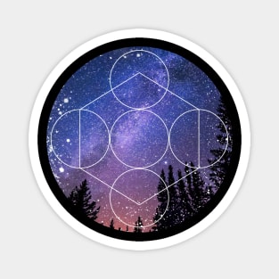 Galaxy Nature Mask Magnet