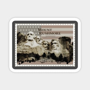 Mount Rushmore Stamp Magnet