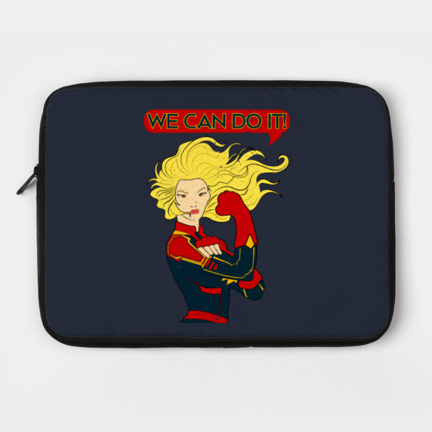 CAPTAIN MARVEL: WE CAN DO IT GRUNGE STYLE
