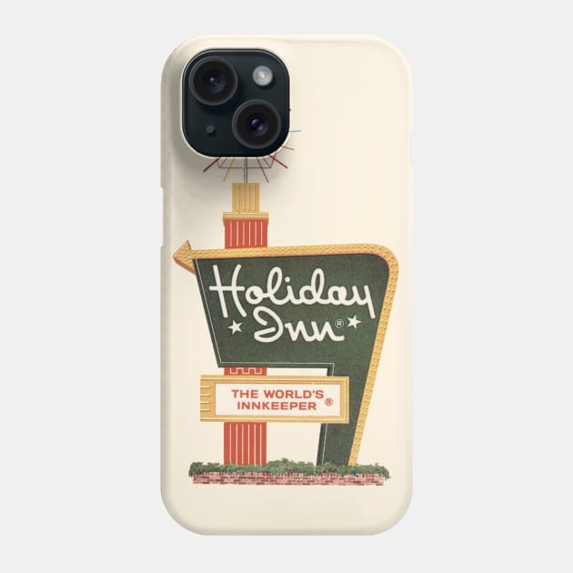 Iconic Holiday Inn Sign Phone Case by offsetvinylfilm