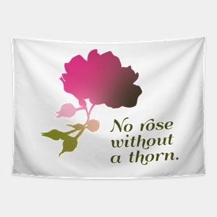 No rose without a thorn Tapestry