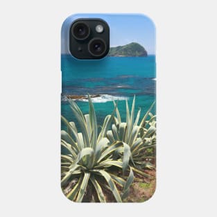 Islet and coastal vegetation Phone Case