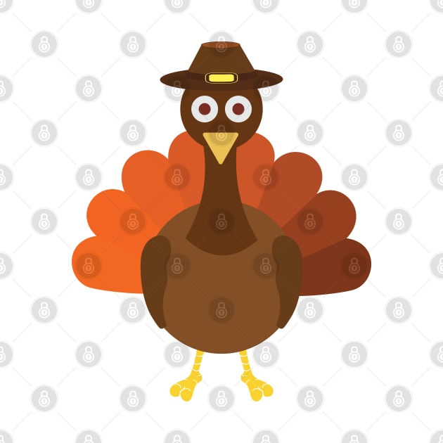 Turkey - Cute Turkey by KC Happy Shop