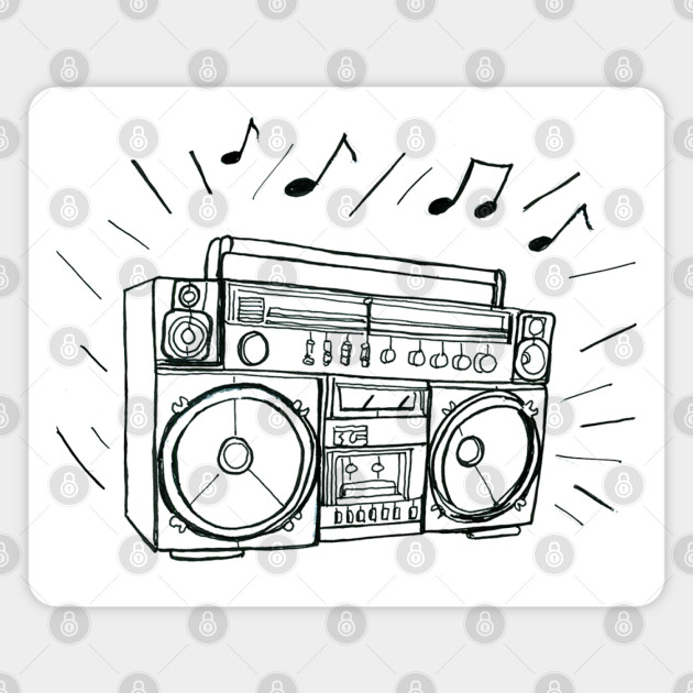 80 S Boombox Boombox Magnet Teepublic