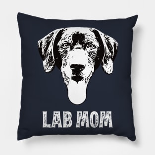 Lab Mom Labrador Retriever Design Pillow