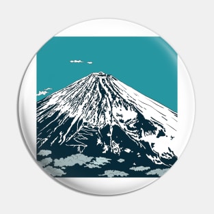 Mount Fuji from the Sky Pin