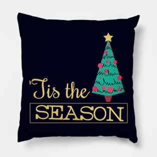 Christmas quotes with Christmas tree Pillow