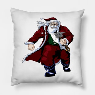Santa's sick of your *bleep*! Pillow