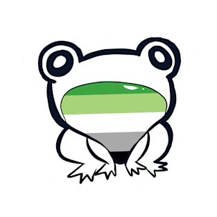 Aro Pride Frog T-Shirt