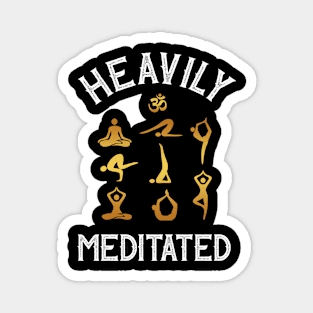 Yoga Heavily Meditation Magnet