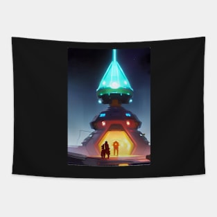 MODERN STARGATE Tapestry