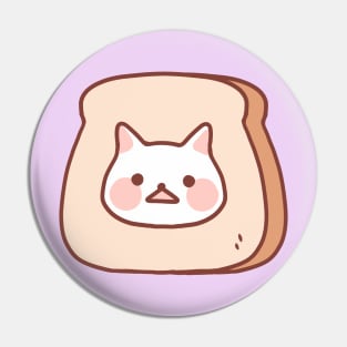 Kawaii Cat toast Pin