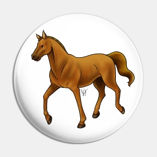 Horse - Thoroughbred - Chestnut Pin